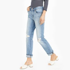 J.Crew Distressed Boyfriend Jean
